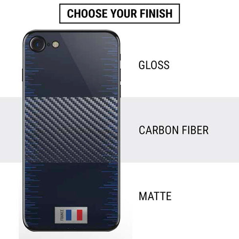 France Soccer Flag iPhone SE (2nd & 3rd Gen) Skin